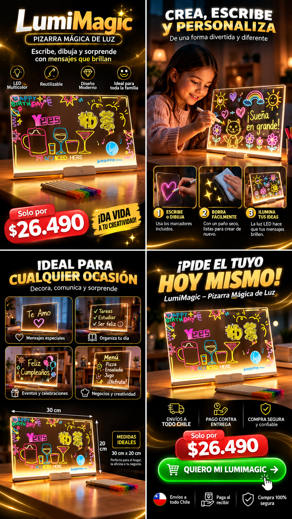 LumiMagic – Pizarra Mágica LED