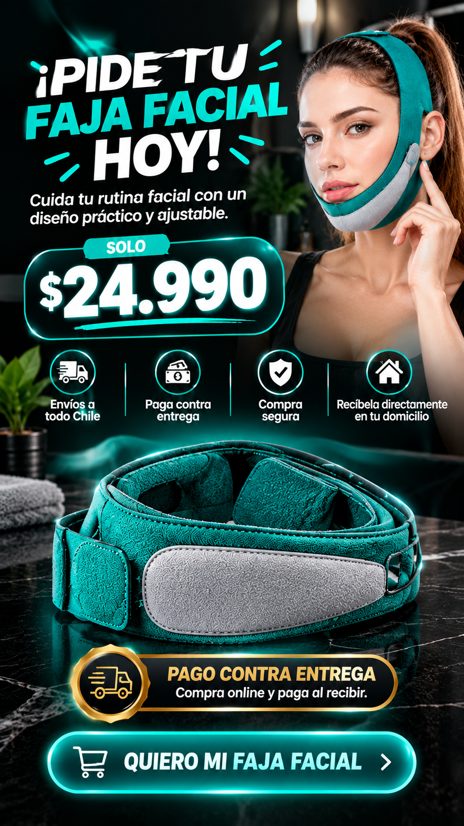 Faja facial - Anti Papada